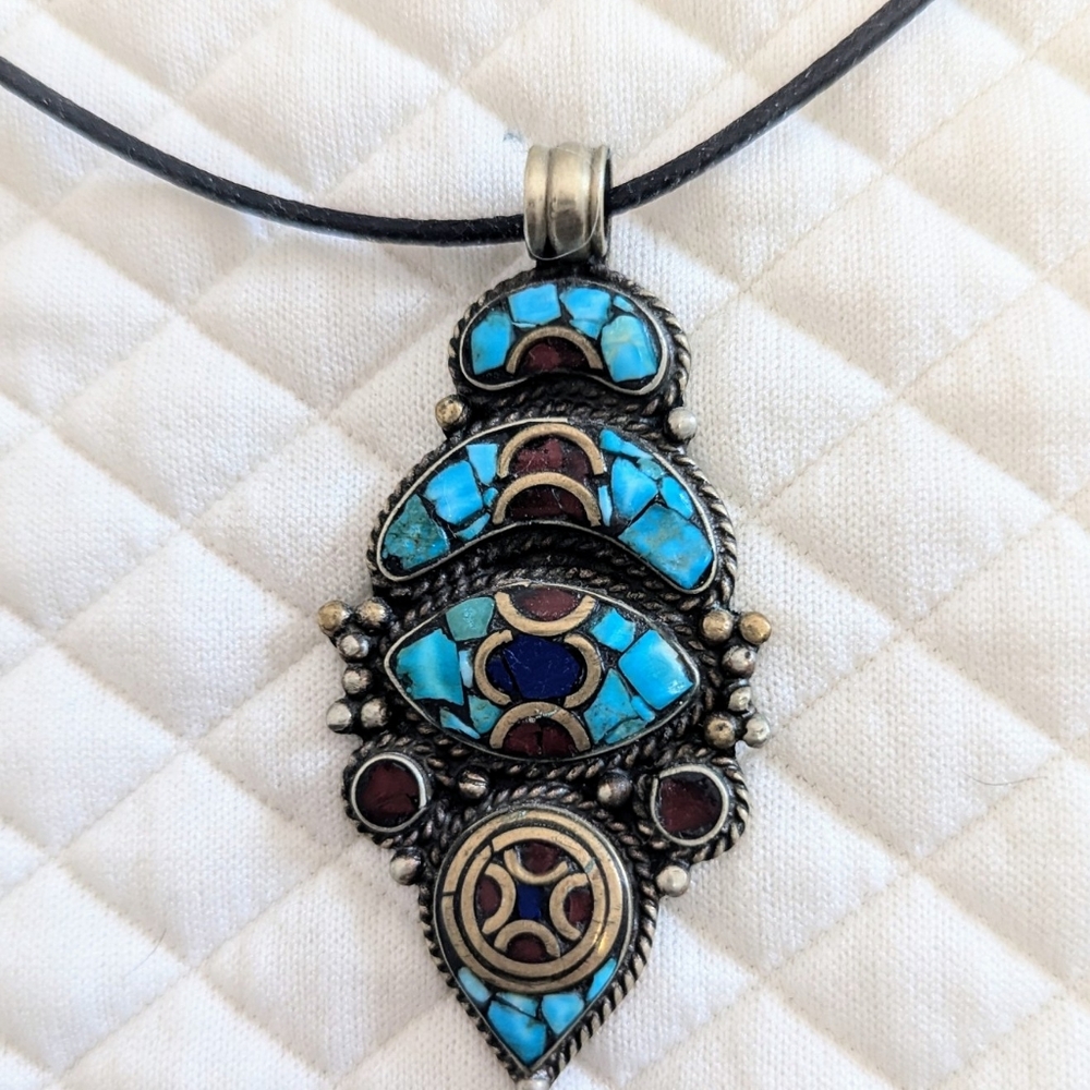 Bohemian Southwestern Multicolor Jewelry Set - Picture 6 of 6